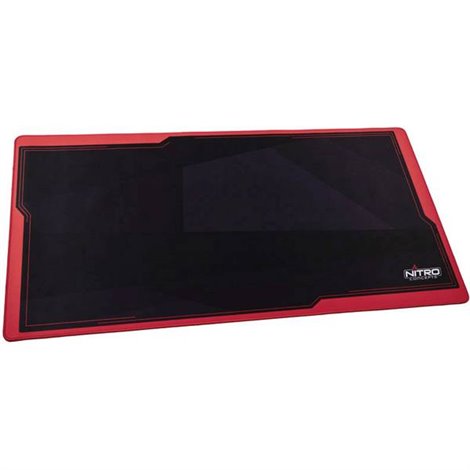 DM12 Gaming mouse pad Nero, Rosso