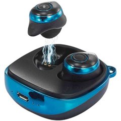 RF-BTK-200 Cuffie auricolari Bluetooth Blu, Nero headset con microfono