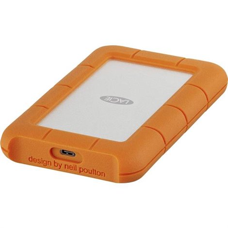 Rugged 4 TB Hard Disk esterno da 2,5 USB-C® Argento, Arancione