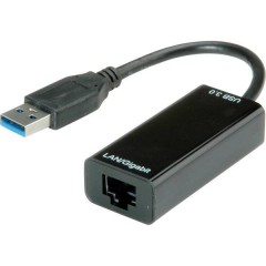 USB 3.2 Gen 1 (USB 3.0) Convertitore [1x Spina A USB 3.2 Gen 1 (USB 3.0) - 1x Presa RJ45]