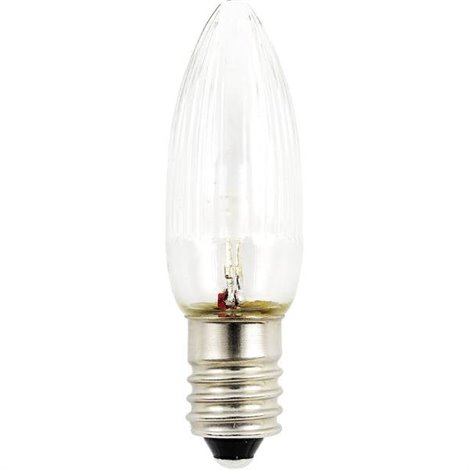 Lampadina di ricambio LED 3 pz. E10 14 - 55 V Bianco caldo