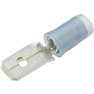 Spina piatta Larghezza spina: 6.3 mm Spessore spina: 0.8 mm 180 ° Parzialmente isolato Blu 1