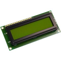Display LC Giallo-Verde 16 x 2 Pixel (L x A x P) 80 x 36 x 9.6 mm