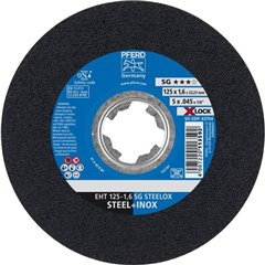 SG STEELOX Disco di taglio dritto 125 mm 25 pz. Acciaio inox, Acciaio