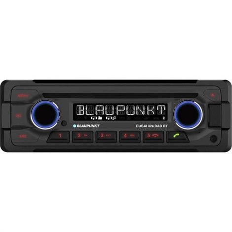 DUBAI-324 DABBT Autoradio Sintonizzatore DAB+, Vivavoce Bluetooth®, Collegamento per controllo remoto da