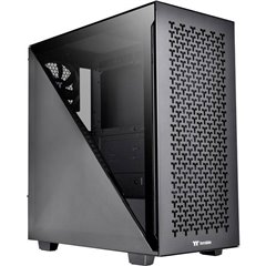 Divider 300 TG Air Black Midi-Tower PC Case Nero 2 ventole pre-montate, finestra laterale, filtro per la