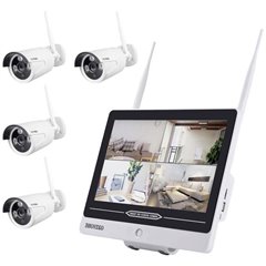 WLAN IP-Kit videocamere sorveglianza 4 canali con 4 camere 1280 x 960 Pixel