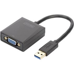 USB 3.2 Gen 1 (USB 3.0), VGA, Notebook, TV, monitor, Video Cavo adattatore [1x Spina A USB 3.2 Gen 1 (USB 3.0) -