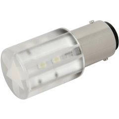 Luce di segnalazione a LED Bianco freddo BA15d 230 V/AC 380 mcd