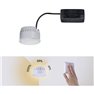 LED Coin Nova Lampada a LED da incasso per bagno ERP: F (A - G) LED Satinato