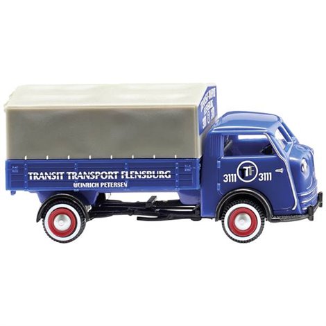 H0 Camion modello Tempo Matador trasporto di transito altamente transcico Flensburg