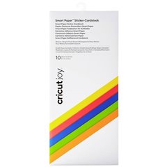 Joy Smart Sticker Cardstock Cartone colorato Giallo, Rosso, Fiori, Verde chiaro, Mandarino