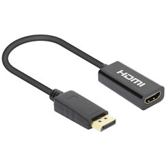 DisplayPort Adattatore [1x Presa HDMI - 1x Spina DisplayPort] Nero 15 cm