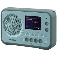 DPR-76BT Radio tascabile DAB+, FM AUX, Bluetooth Key Lock Azzurro