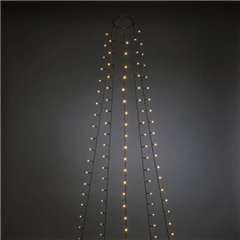Mantello di luci LED per albero interno ERP: G (A - G) via alimentatore a spina Numero di lampadine