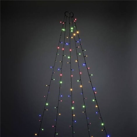 Mantello di luci LED per albero interno via alimentatore a spina Numero di lampadine 250 LED