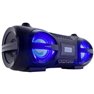 BB 500-20 Ghetto blaster FM AUX, Bluetooth, CD, SD, USB incl. telecomando, illuminazione datmosfera Nero