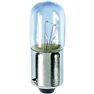 Mini lampadina tubolare 130 V 2.60 W BA9s Trasparente 1 pz.