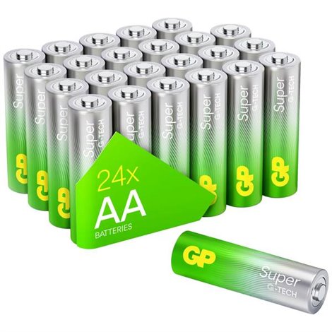 Super Batteria Stilo (AA) Alcalina/manganese 1.5 V 24 pz.