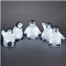 figura acrilica ERP: F (A - G) Baby-Pinguino Kit da 5 Bianco freddo LED (monocolore) Bianco