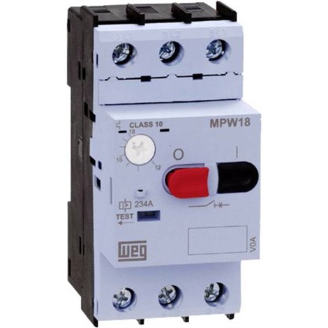MPW18-3-C016 Interruttore di protezione del motore regolabile 0.16 A 1 pz.