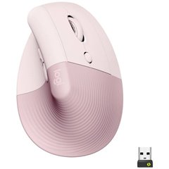 Lift Vertical Ergonomic Mouse Mouse ergonomico Bluetooth®, Senza fili (radio) Ottico Rose 6 Tasti 4000 dpi