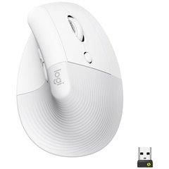 Lift Vertical Ergonomic Mouse Mouse ergonomico Bluetooth®, Senza fili (radio) Ottico Bianco 6 Tasti 4000 dpi