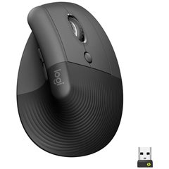Lift Vertical Ergonomic Mouse Mouse ergonomico Bluetooth®, Senza fili (radio) Ottico Grafite 6 Tasti 4000 dpi