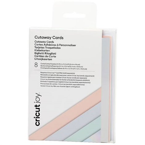 Joy™ Cutaway Cards Set di mappe Pastello, Rose, Azzurro, Menta