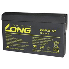 Batteria al piombo 12 V 2 Ah Piombo-AGM (L x A x P) 150 x 90 x 20 mm Spina piatta 4,8 mm Bassa