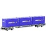 N vagone per container Sgns HUPAC delle FFS