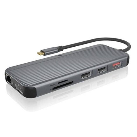 Notebook Dockingstation IB-DK4060-CPD, 1 zu 12 USB Type-C® Notebook DockingSt. Adatto per marchio: universale