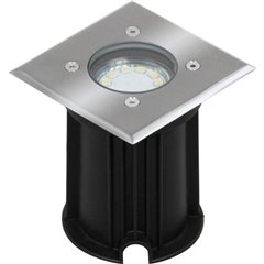 Lampada da incasso per esterni GU10 LED (monocolore) 3 W Argento