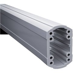 CP Profilo portante chiuso Alluminio Grigio chiaro (L x L x A) 250 x 75 x 120 mm 1 pz.