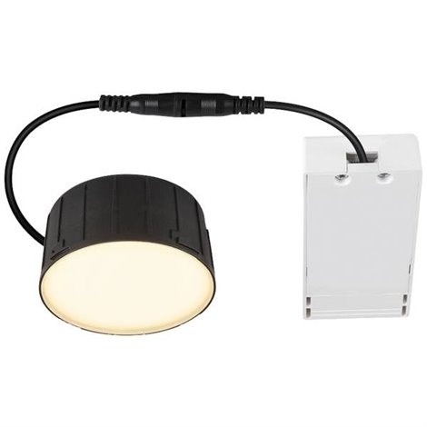 Downlight V 100 Lampada LED da incasso LED (monocolore) 6 W Nero