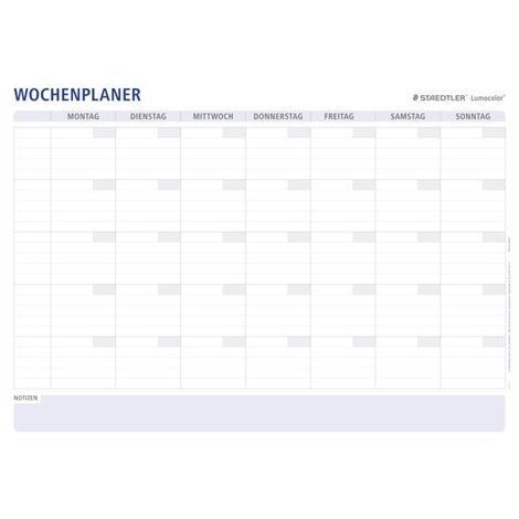 Calendario da parete Planer DIN A1 1 pz.