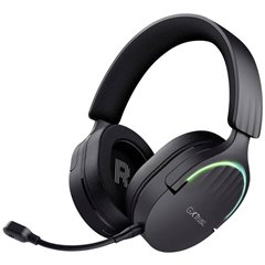 GXT491 FAYZO Gaming Cuffie Over Ear Bluetooth Virtual Surround Nero Suono Surround, Muto, regolazione del volume