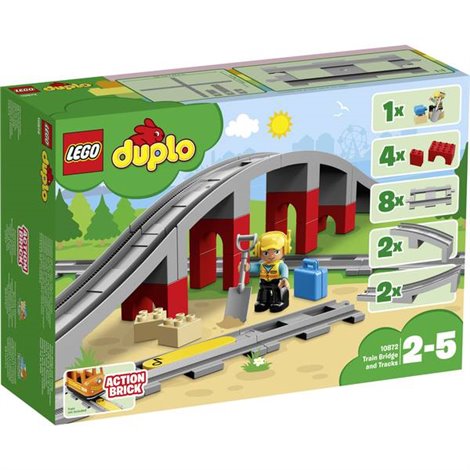 LEGO® DUPLO® Ponte ferroviario e guide