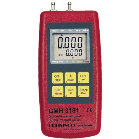 GMH 3181-13 Manometro Pressione dellaria, Gas non aggressivi, Gas corrosivi -0.1 - 2 bar