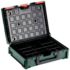 metaBOX 118 Organizer Valigia per elettroutensili ABS Verde, Nero (L x A x P) 396 x 118 x 296 mm