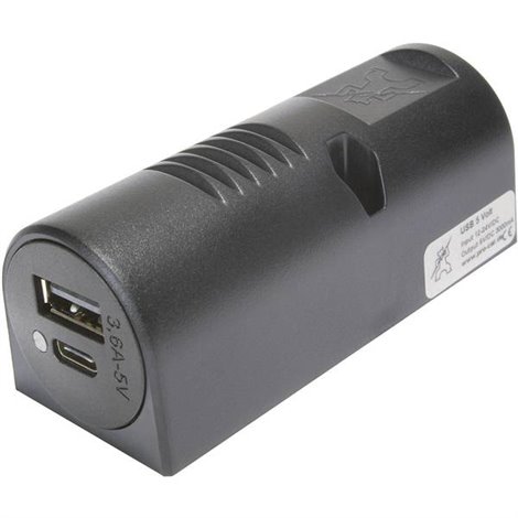 Montaggio power USB-C/A presa doppia 12 o 24 V/DC
