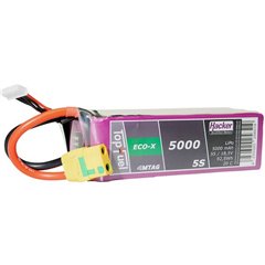 Batteria ricaricabile LiPo 18.5 V 5000 mAh Numero di celle: 5 20 C Softcase XT90