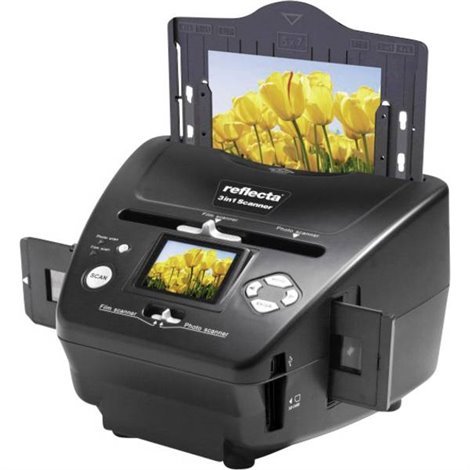 3in1 Scanner Scanner per diapositive, Scanner per fotografie, Scanner per negativi 1800 dpi Digitalizzazione