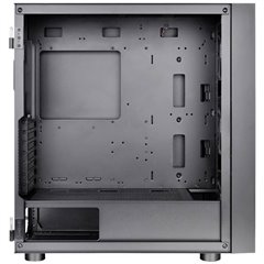 Midi-Tower PC Case Nero 3 ventole LED pre-montate, compatibile LCS, finestra laterale,