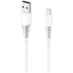 Cavo USB Connettore Apple Lightning, Spina USB-A 1.00 m Bianco