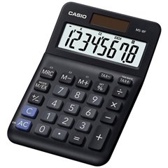 Calcolatrice da tavolo Nero Display (cifre): 8 a batteria, a energia solare (L x A x P) 101 x 148.5 x 27.6