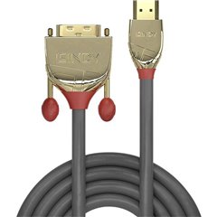 HDMI / DVI Cavo adattatore Spina HDMI-A, Spina DVI-D 18+1pol. 2.00 m Grigio Cavo HDMI