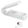 HiFi Cuffie In Ear Bluetooth Stereo Bianco Indicatore di carica della batteria, headset con microfono, Custodia di