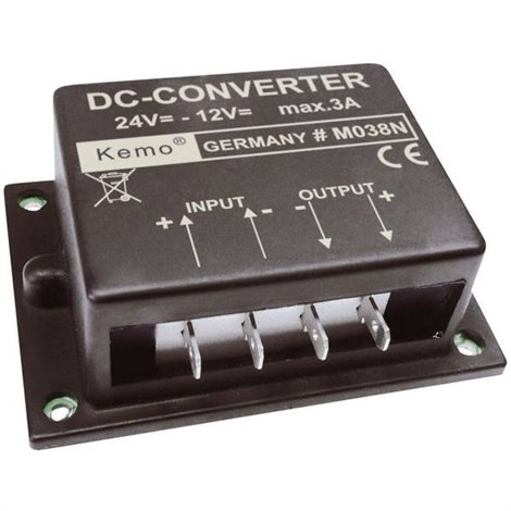-Electronic Convertitore di tensione Componente sfuso Tensione ingresso (range): 24 - 26 V/DC Tensione uscita