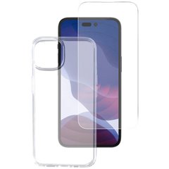 360° Protection Set X-Pro Clear Backcover per cellulare Apple iPhone 14 Pro Trasparente